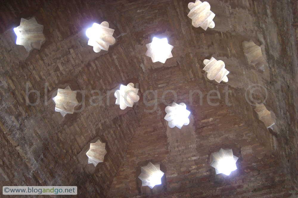 Alhambra, bath house sky lights
